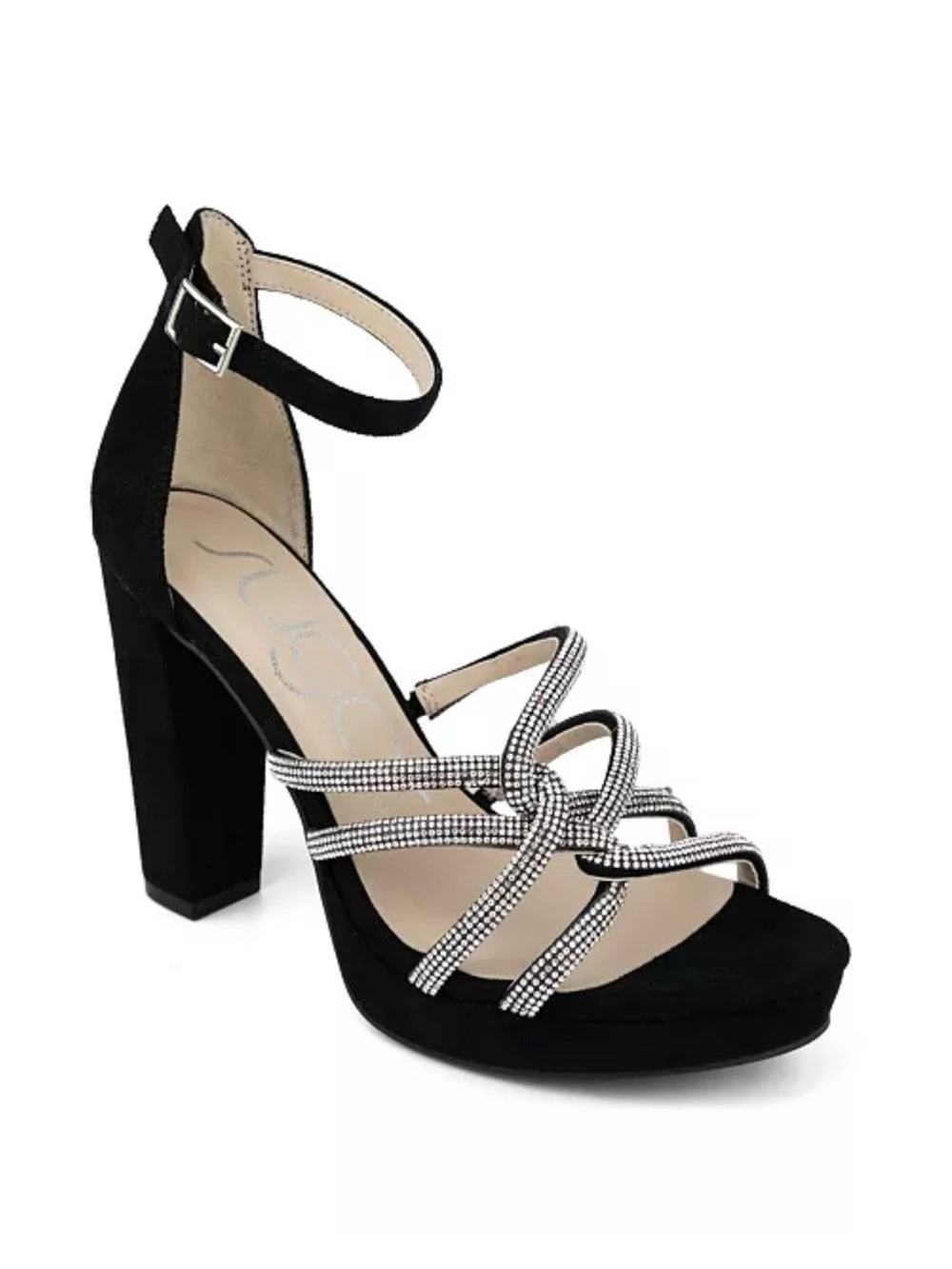 Sugar Women's Petal Dress Sandals Size 8.5 Black New